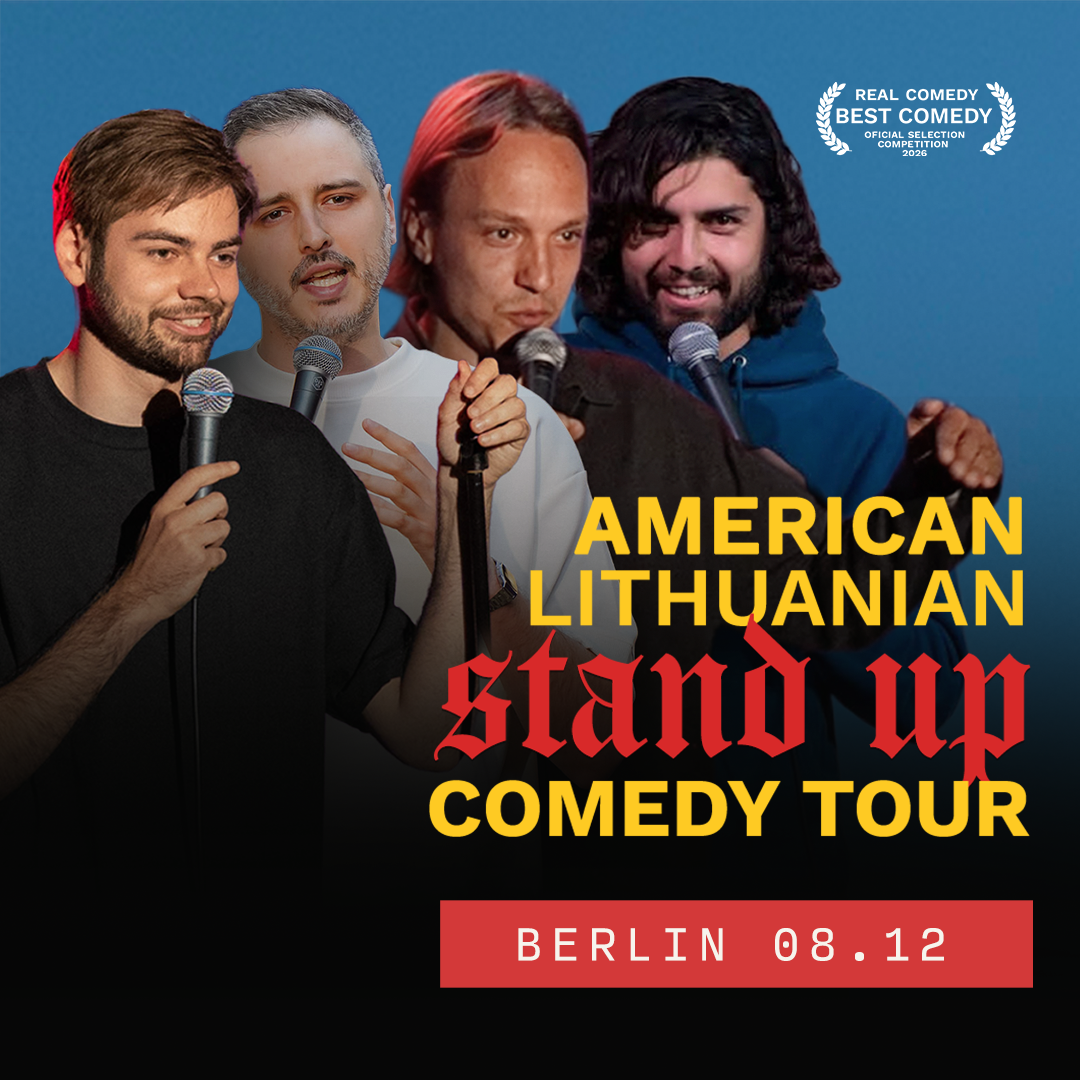 AMERICAN LITHUANIAN STAND-UP COMEDY TOUR | BERLIN