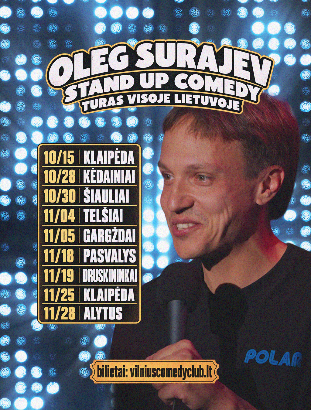 Oleg Surajev solo turas visoje Lietuvoje